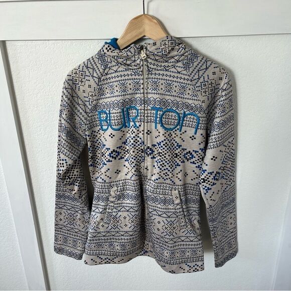 Burton Women's Medium Full-zip Hoody Sweatshirt - Picture 1 of 10